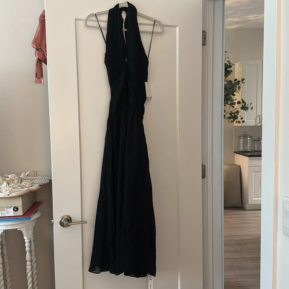 Reformation Black Strapless Dress - Picture 5 of 5